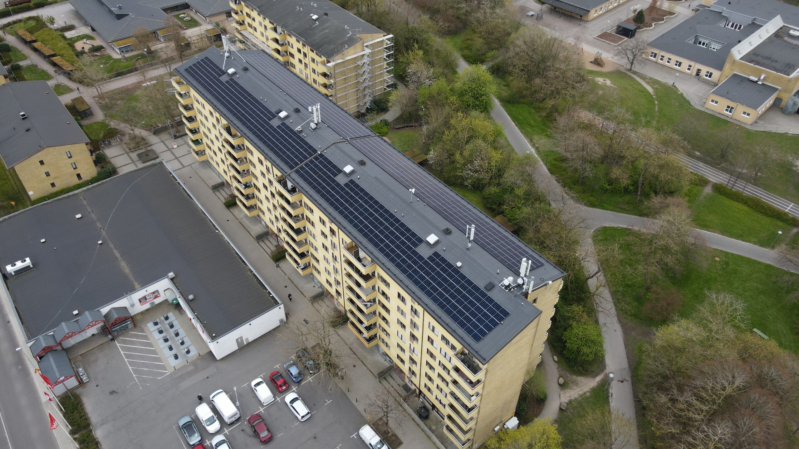 Solceller Stena fastigheter Skåne