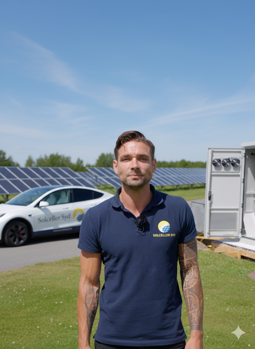 Sebastian Andersson, VD på Solceller Syd i Vellinge