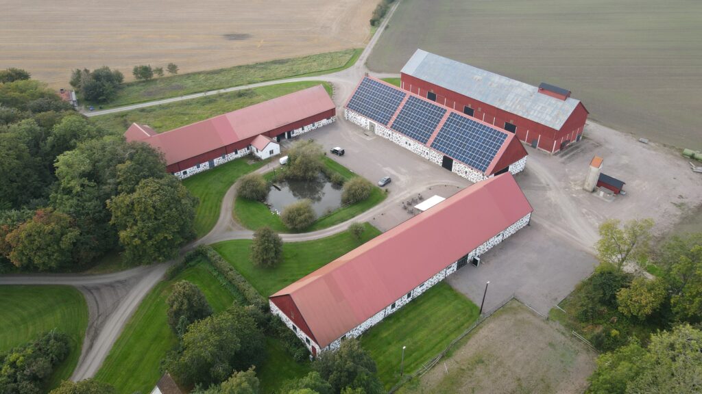 Lantbruk solceller skåne