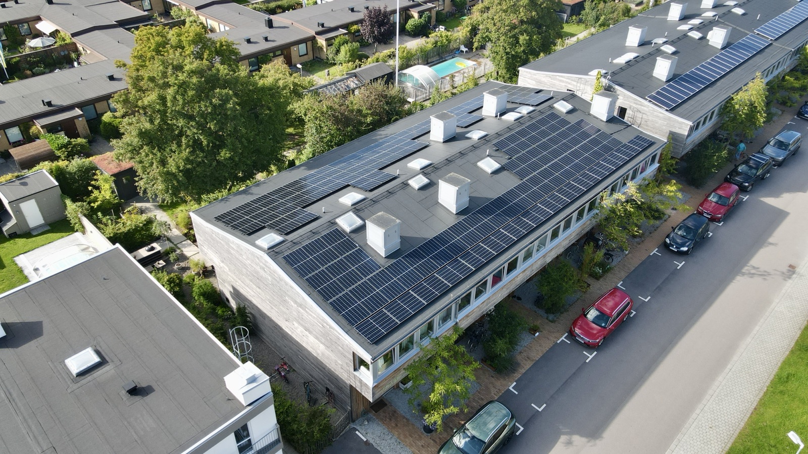 BRF Shiitake Malmö — solcellsanläggning bostadsrättsförening