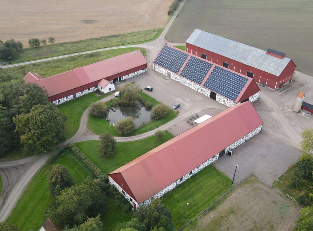 Lantbruk solceller sk&aring;ne